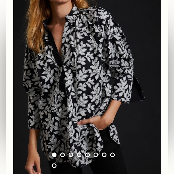 By Anthropologie Popover Blouse - Picture 1 of 14
